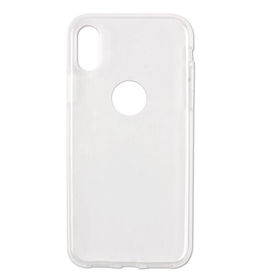 Capa de Silicone Macio para Apple iPhone X/XS Transparente